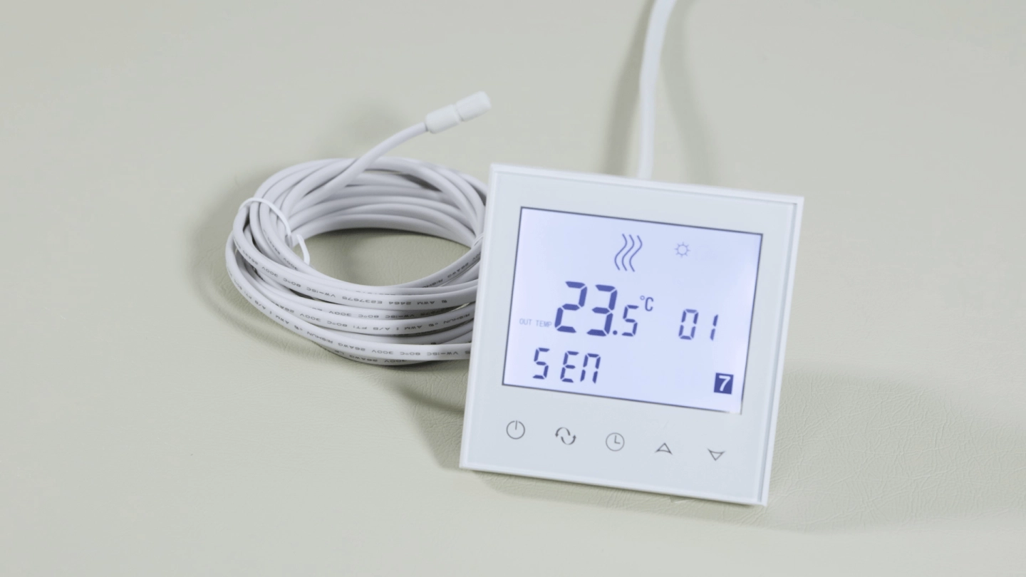 Настройка терморегулятора W-THERM-1 с помощью дисплея