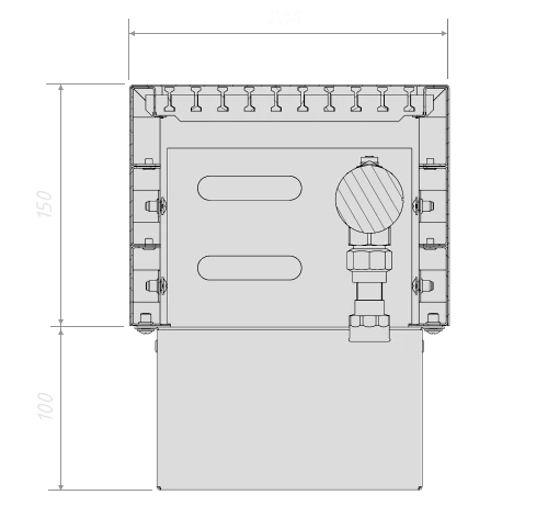 Напольный водяной радиатор отопления