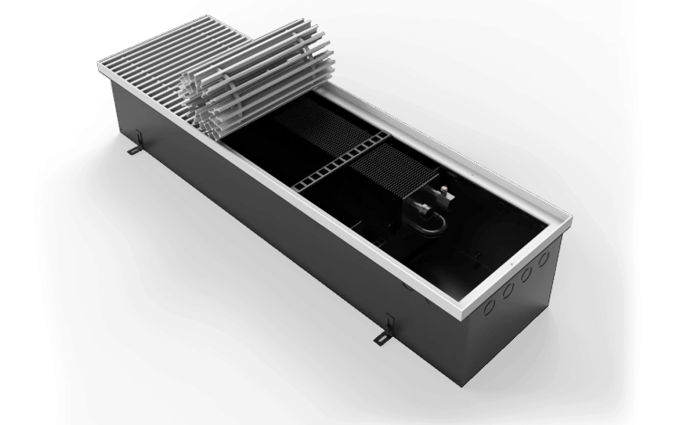 Конвектор внутрипольный без вентилятора ВК.200.300.4ТК